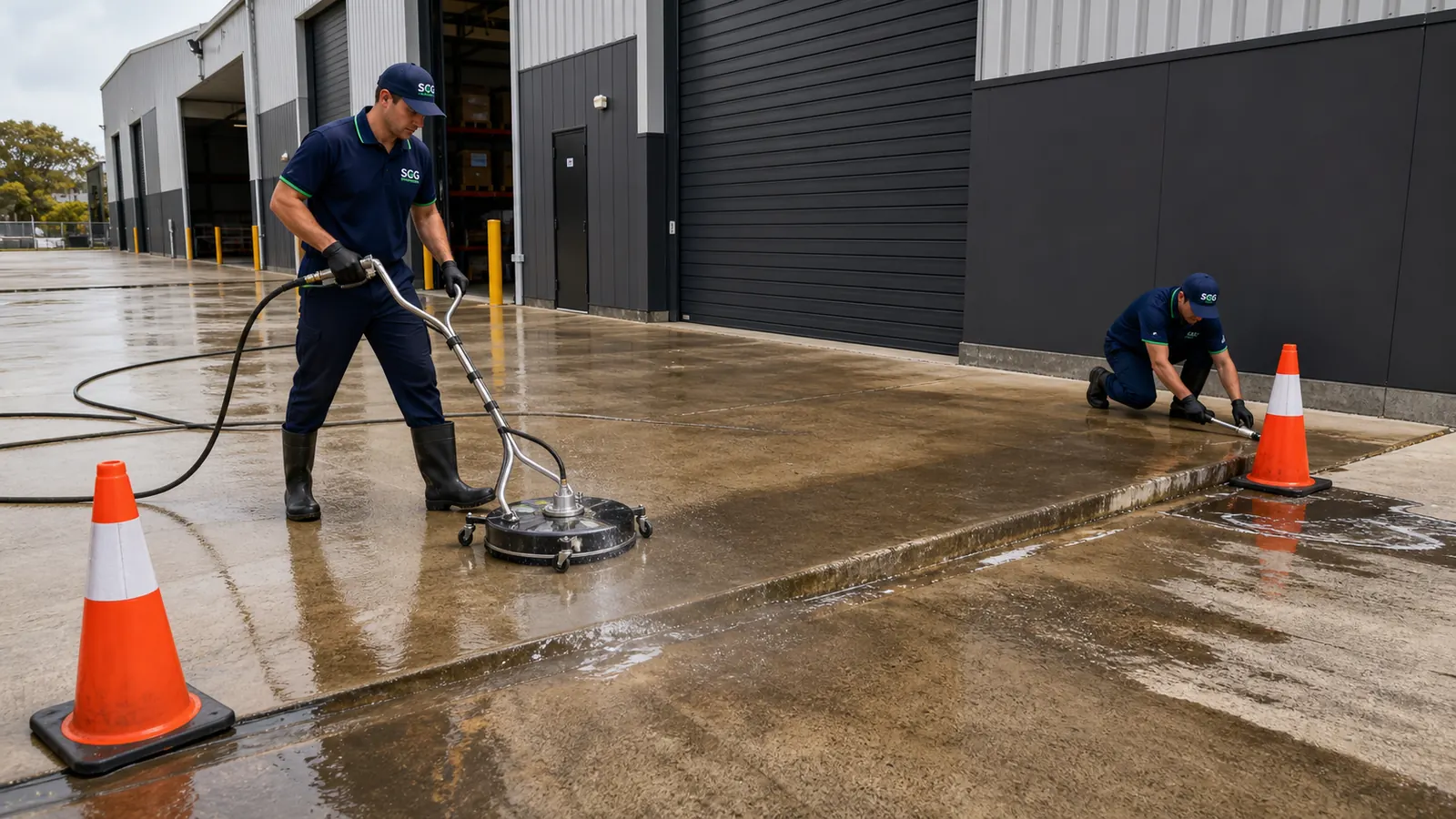 Carpet Cleaning team at work in Sydney — Sydney Clean Group